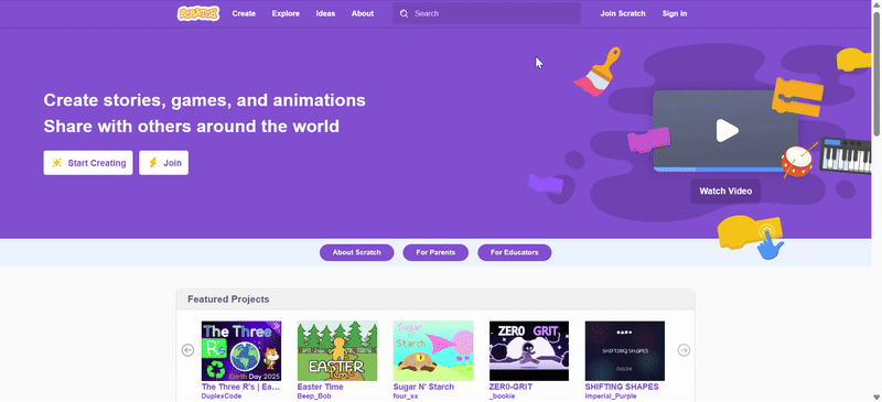 Scrolling background step 1 gif