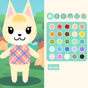 animal crossing villager creator game - scratch
