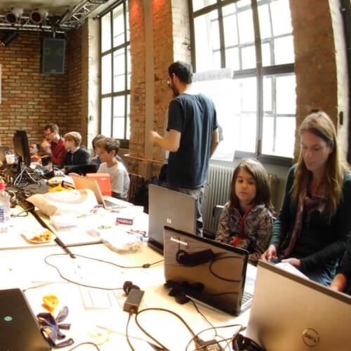 Coding for girls at Cleveland Library