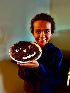Praise-Him enjoys baking