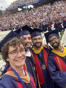 Dennis at graduation