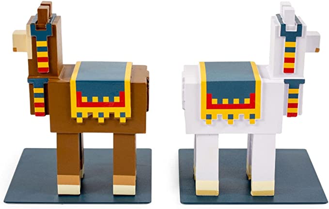 Minecraft llama bookends