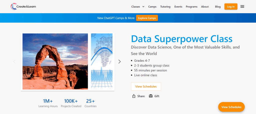 data science classes for kids