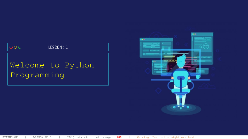 Beginner Python Lesson 1