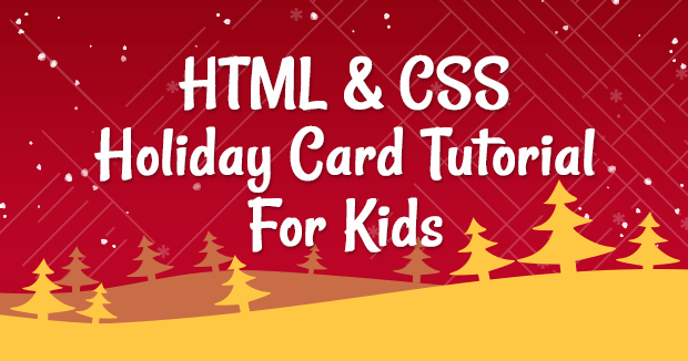 html css holiday coding project for kids