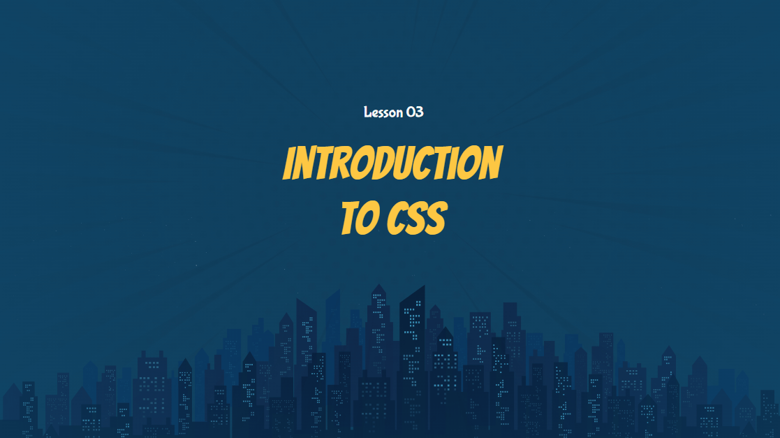 Introduction to CSS
