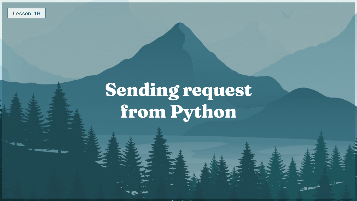 Application Programming Interfaces Lesson 10