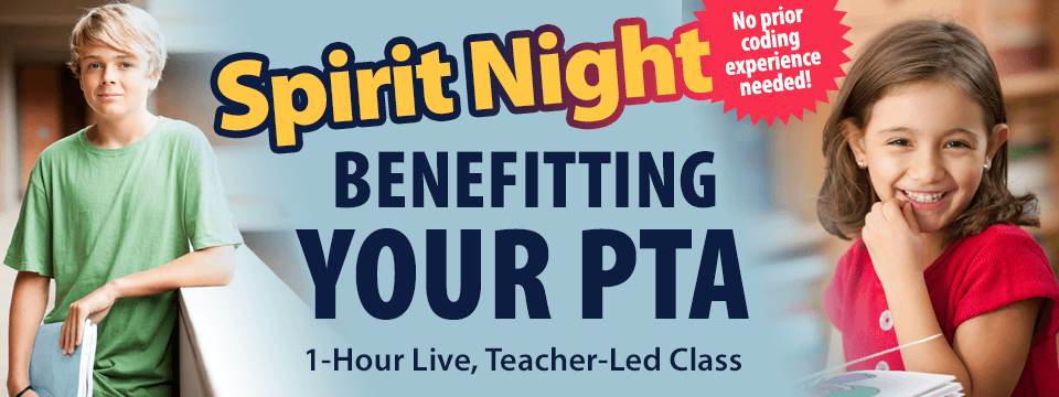 PTA Coding Spirit Night Banner