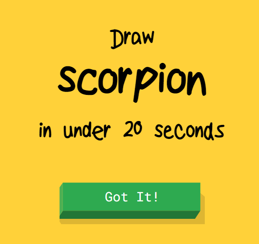 Quickdraw artificial intelligence game for kids