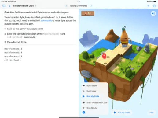 Swift kids coding app 1